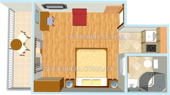 Apartmans Lale Brela Luaran gambar